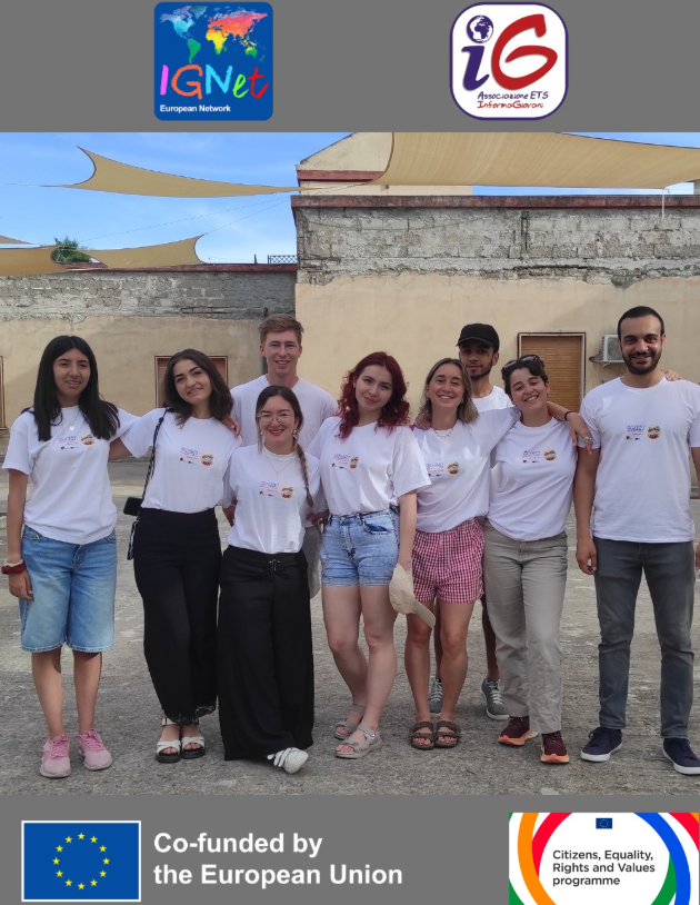 volontari internazionali del progetto 